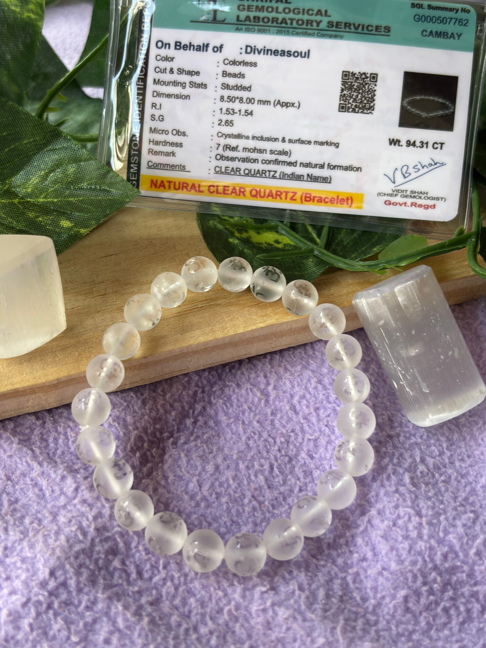 Clear Quartz Bracelet – The Master Healer Crystal - Image 3