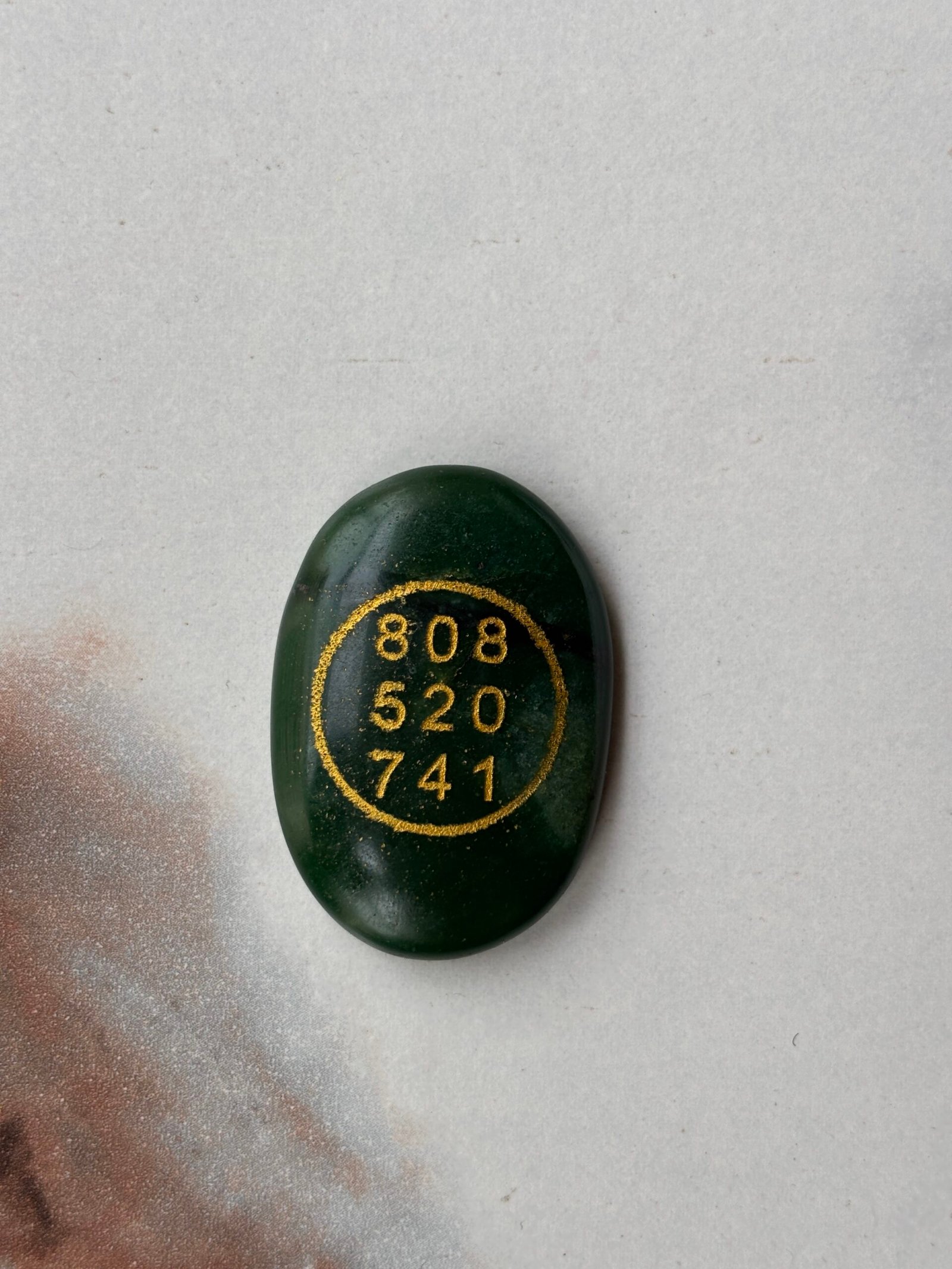 Green Aventurine Zibu Coin – Stone of Luck, Growth & Heart Healing - Image 5