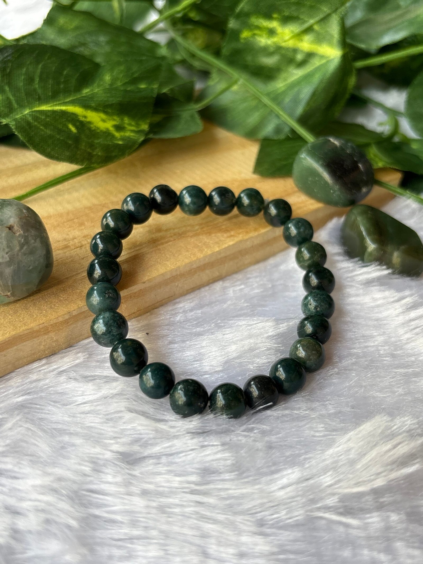 Moss Agate Bracelet – The Stone of Growth & Balance