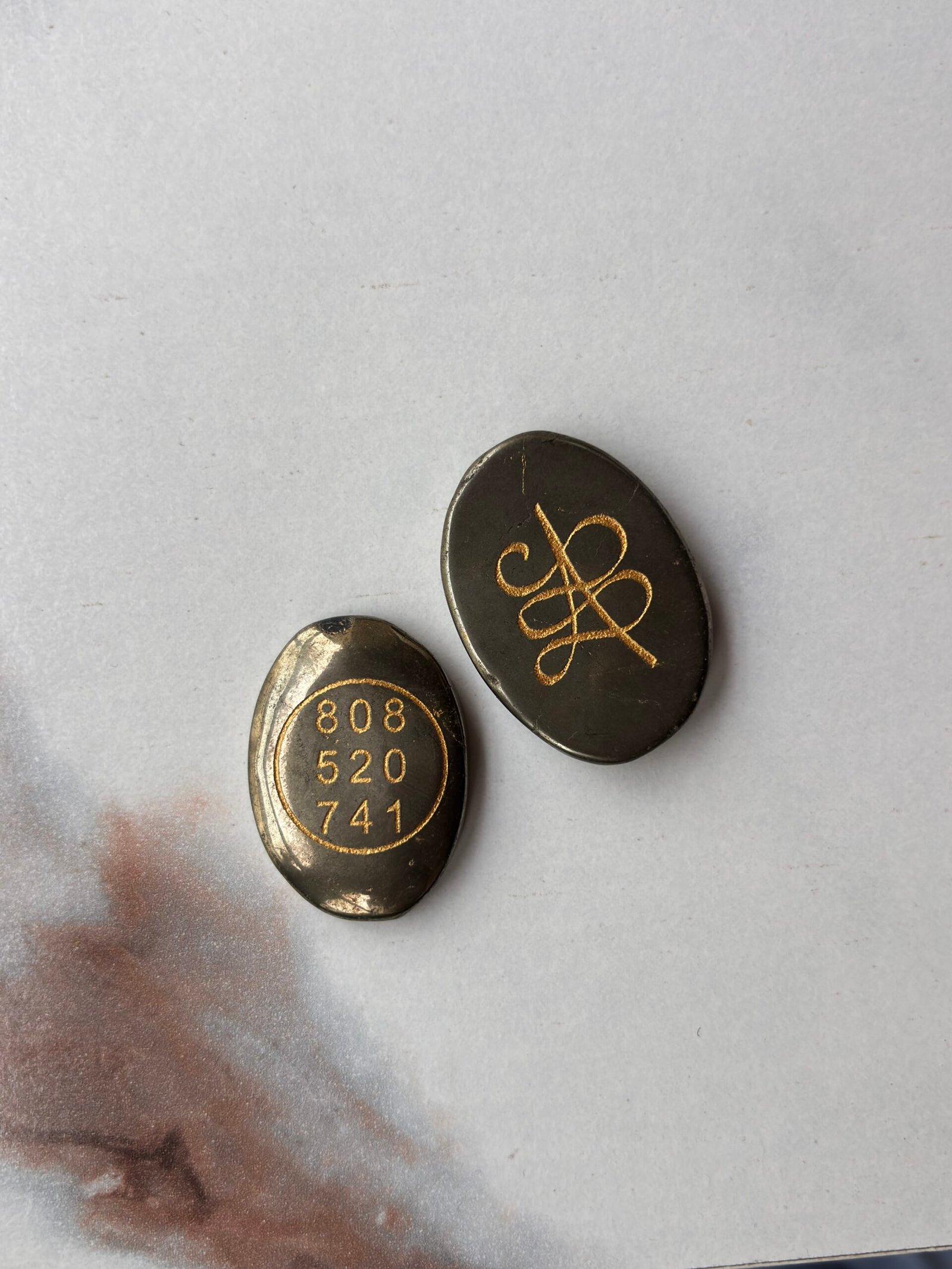 Pyrite Zibu Coin – Symbol of Abundance, Healing & Divine Protection - Image 4