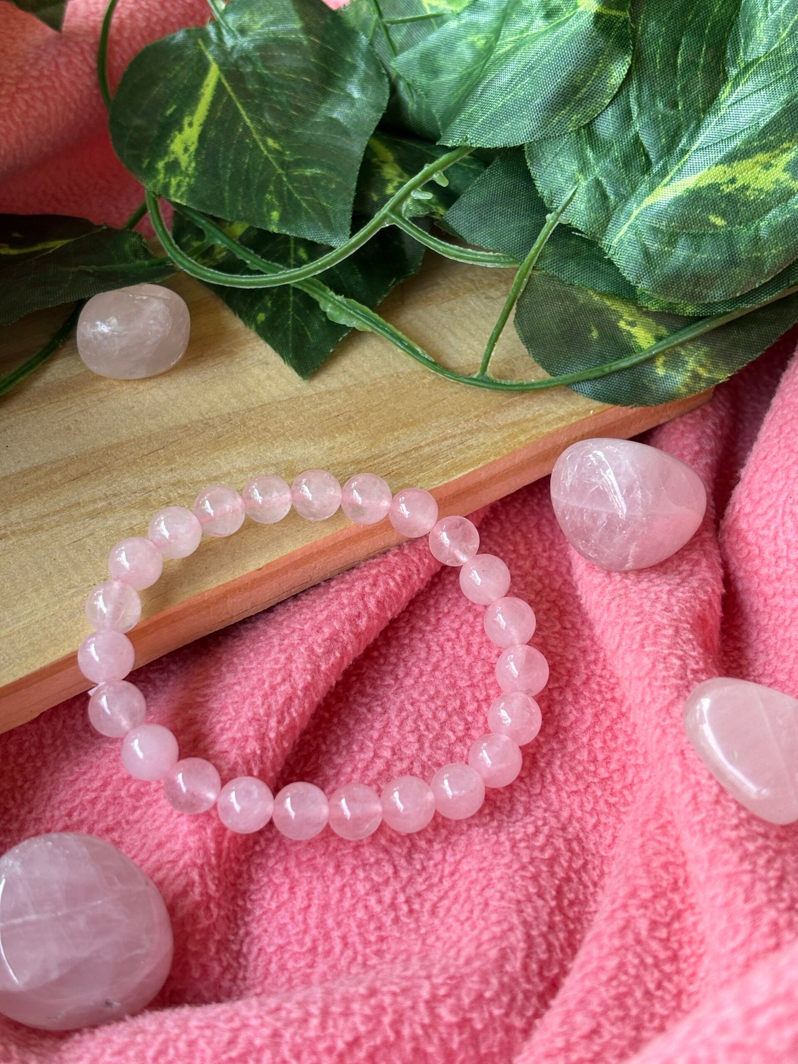 Rose Quartz Bracelet – The Stone of Love & Emotional Healing - Image 3