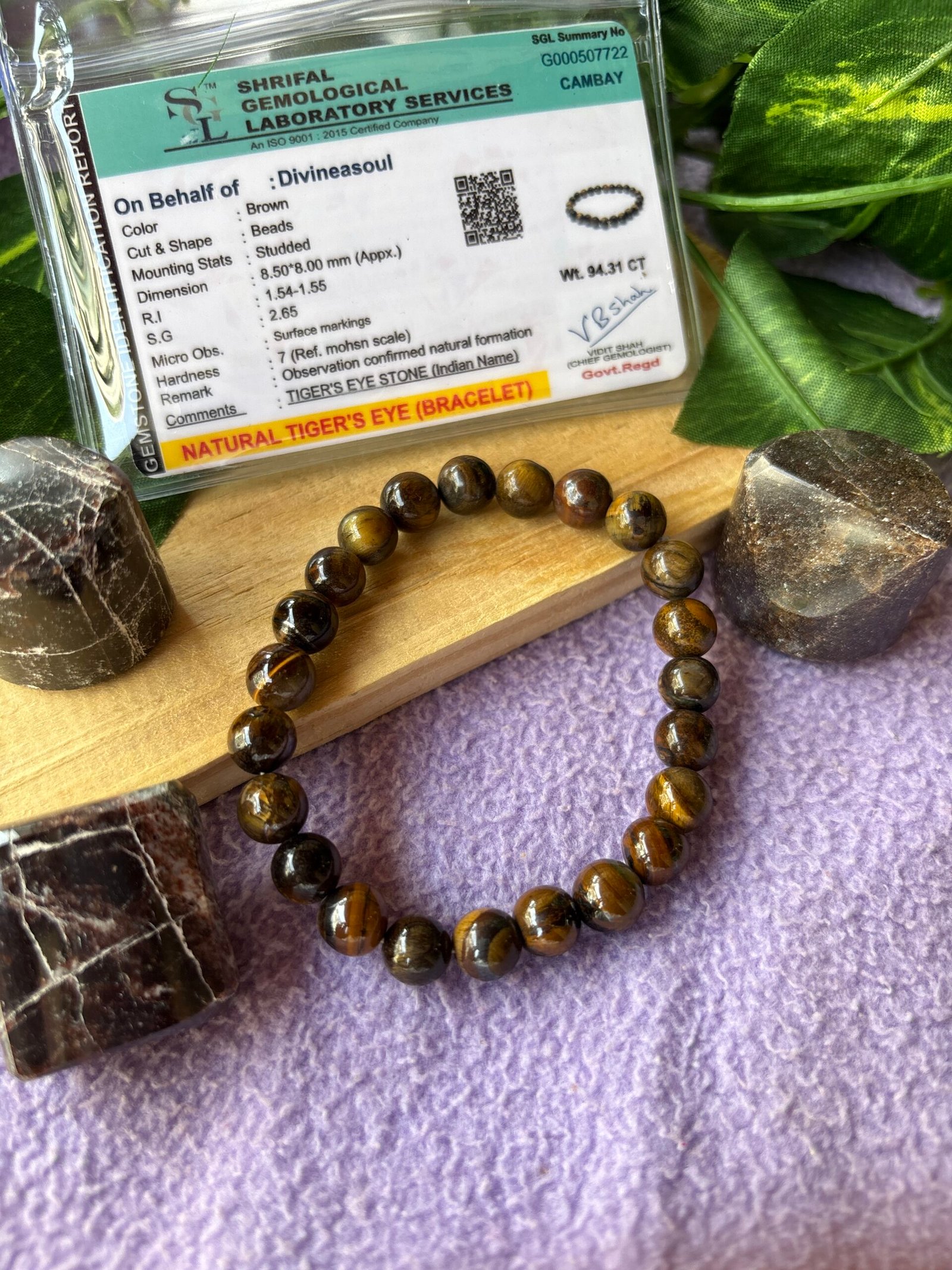 Tiger Eye Bracelet – The Stone of Courage & Confidence - Image 3